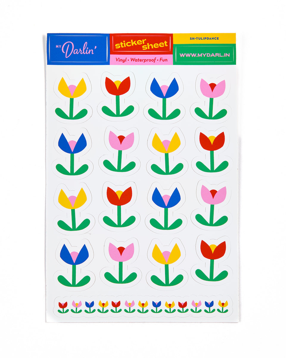 Tulip Dance Sticker Sheet
