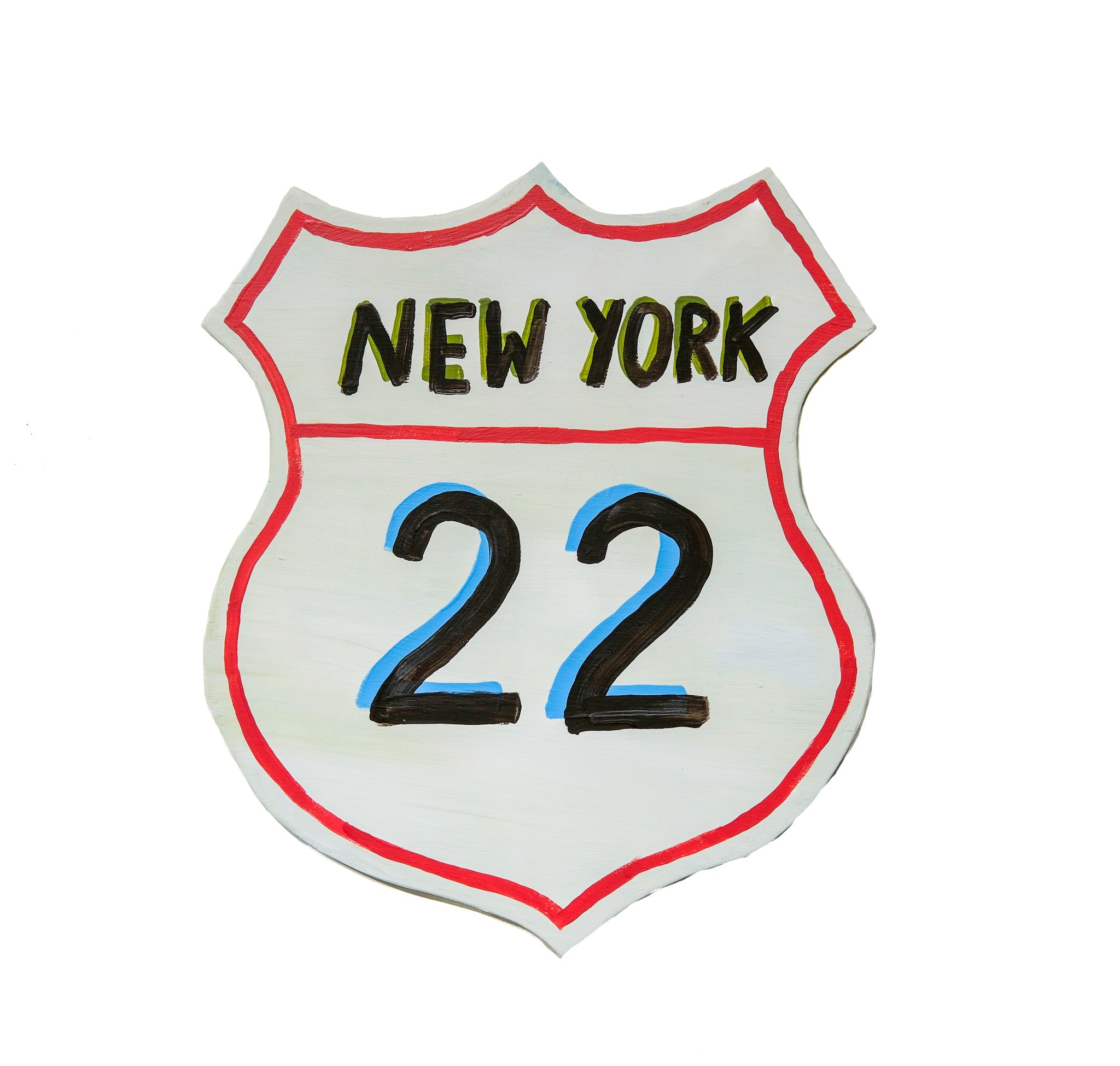 Danielle Klebes, New York Route 22 Sign  (2026)