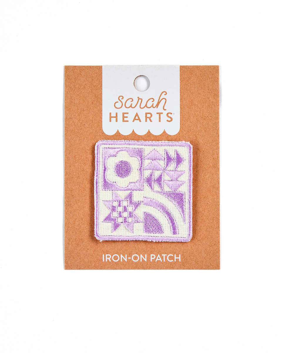 Iron-On Patch – Lavender Quilt