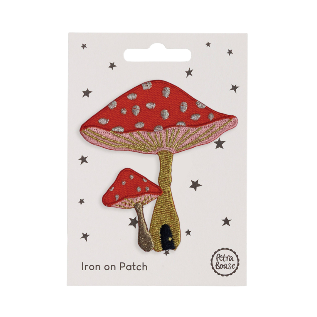 Toadstools Iron on Patch