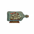 Ship In A Bottle Iron on Patch