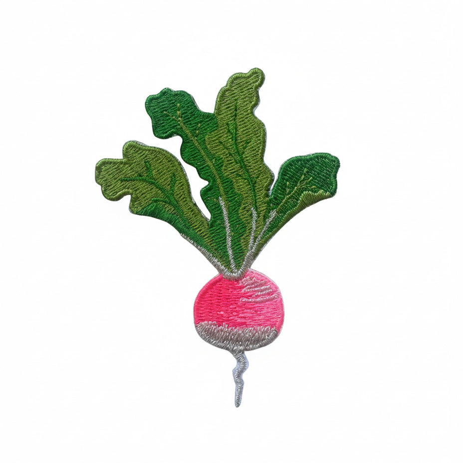 Radish Iron on Patch