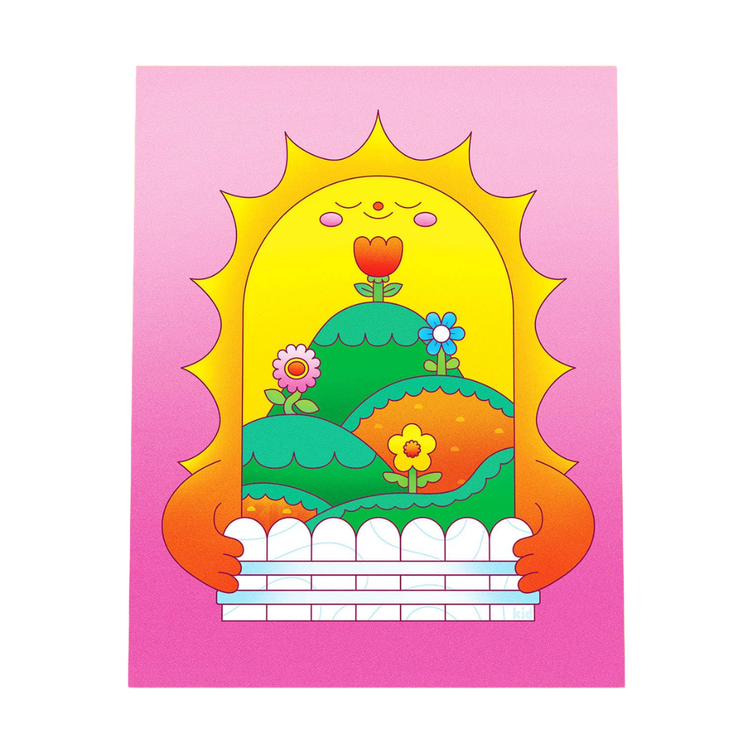 Sun's Garden Print