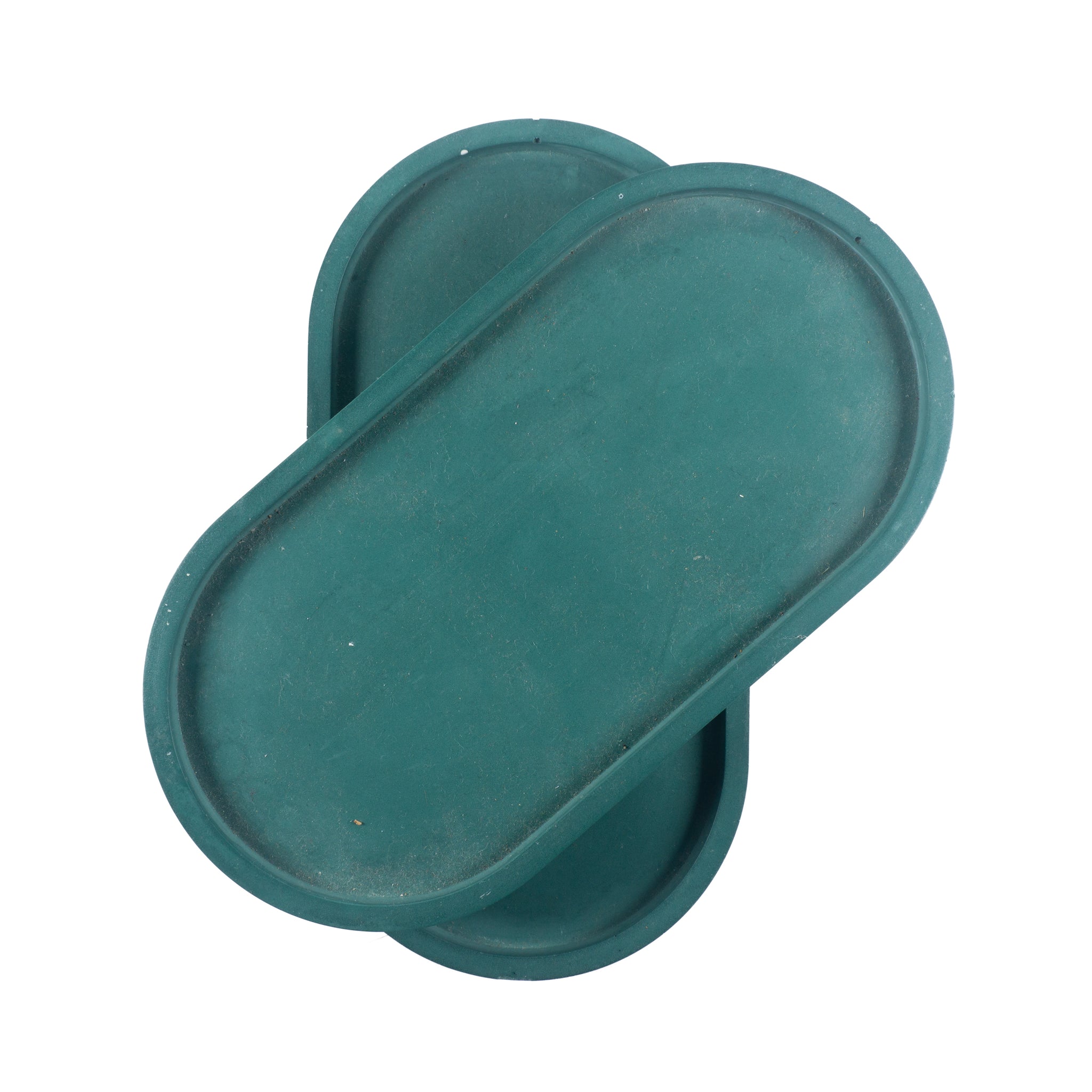 Hunter Green Concrete Trinket Tray