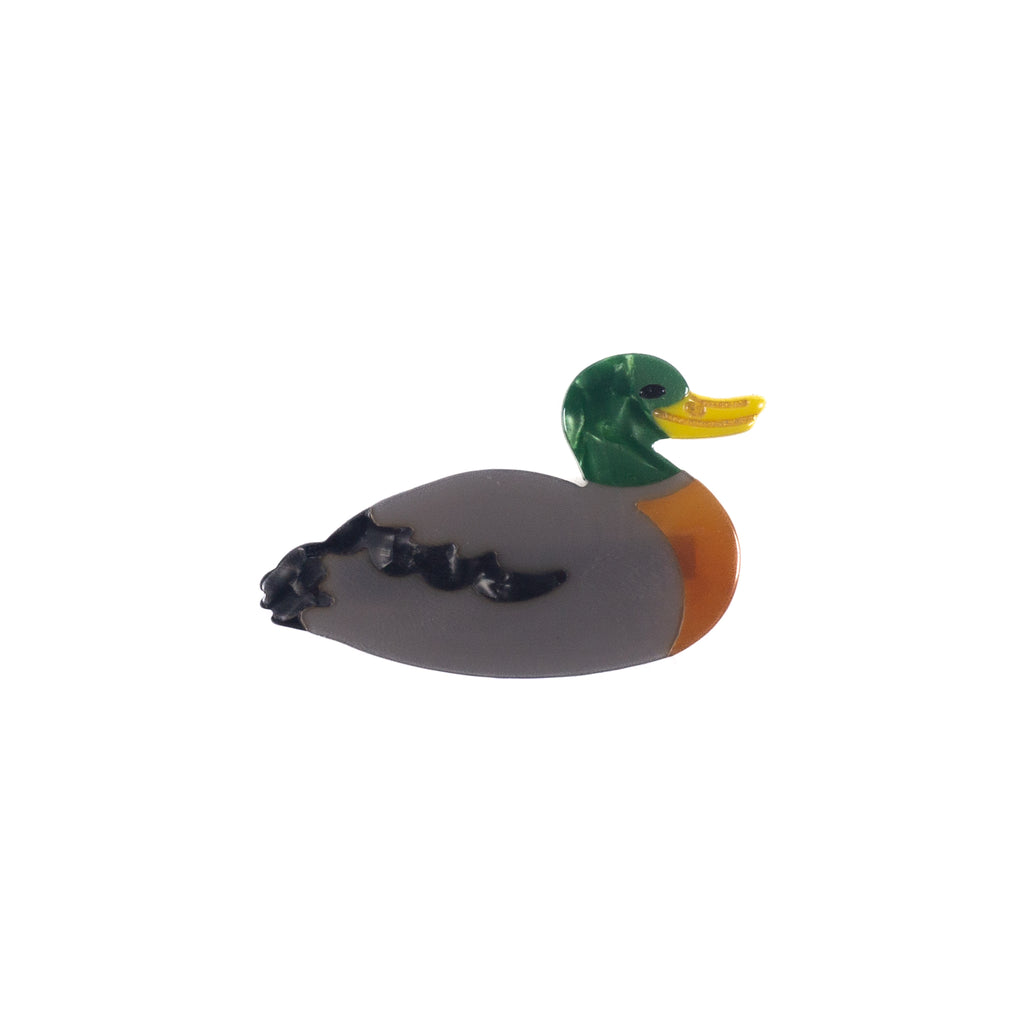 Hair Clip – Mallard Duck