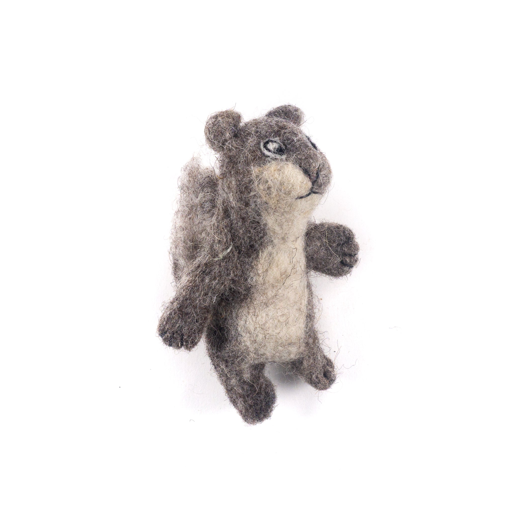 Finger Puppet – Felted Squirrel