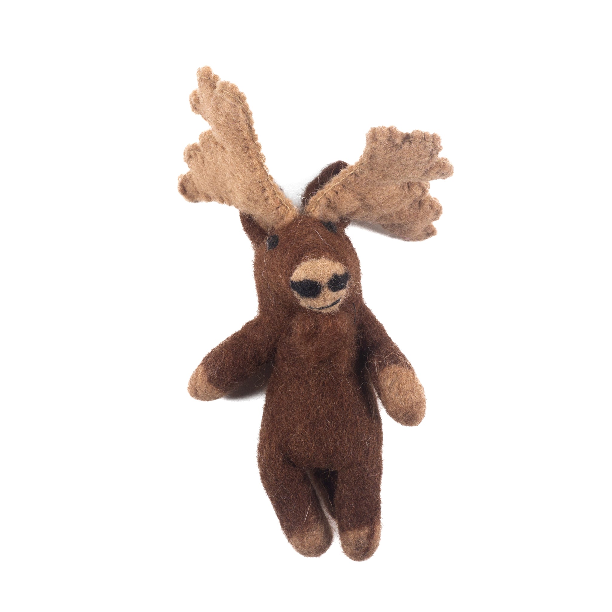 Finger Puppet – Felted Moose