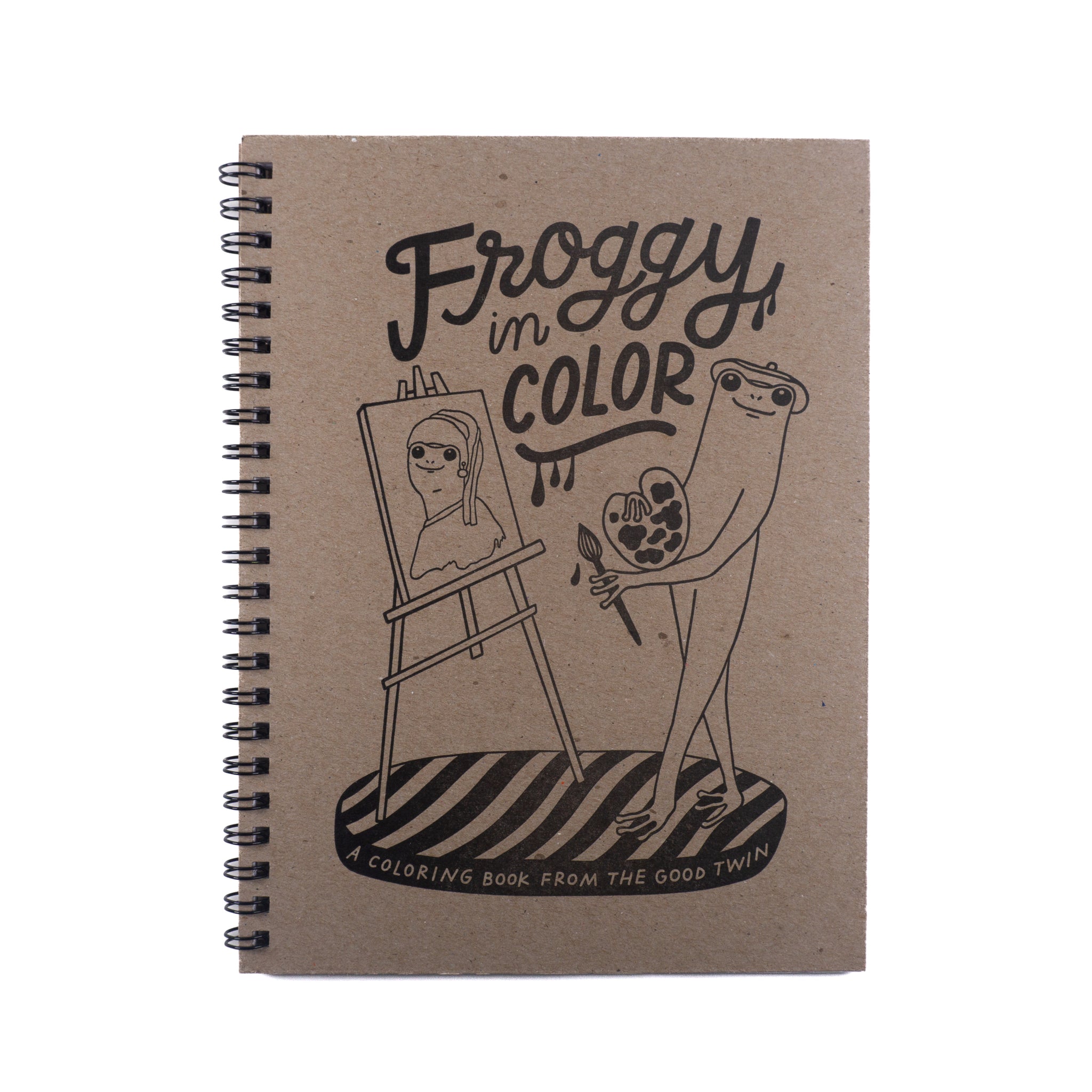 Froggy in Color Coloring Book