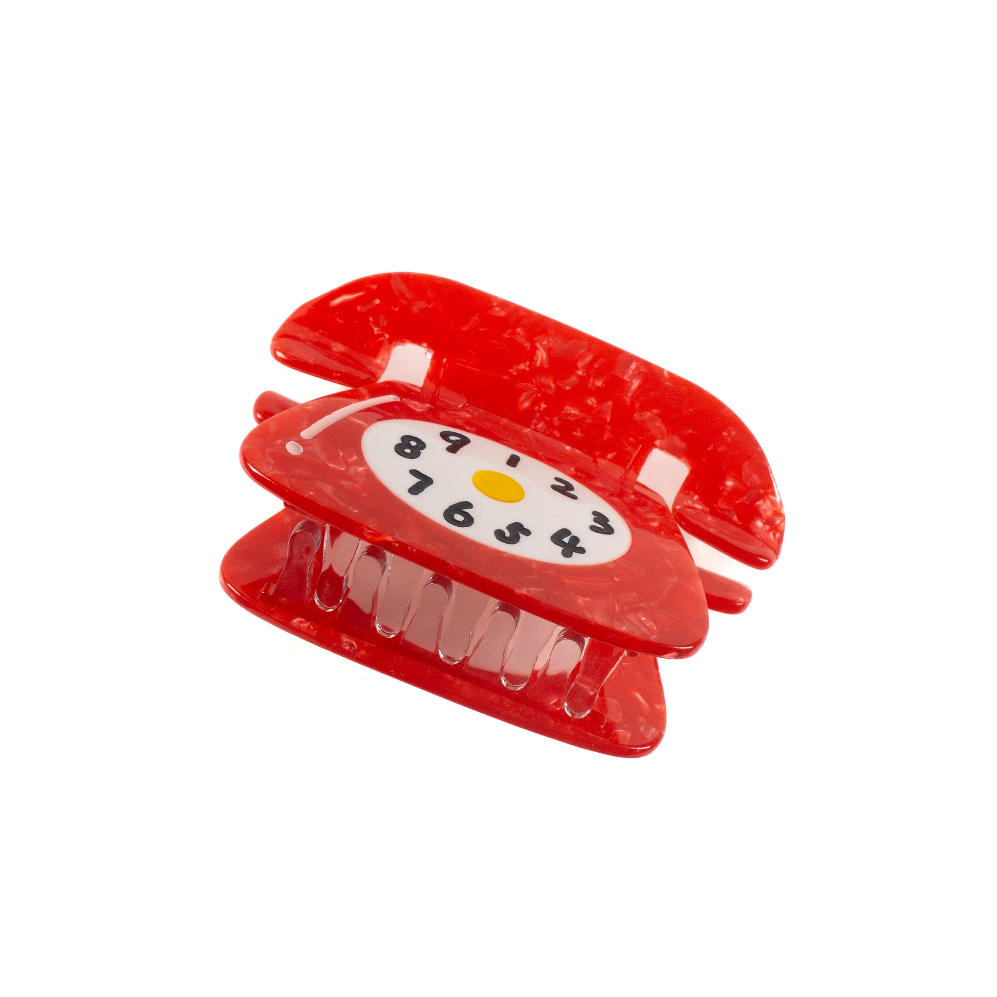 Hair Claw – Retro Red Phone
