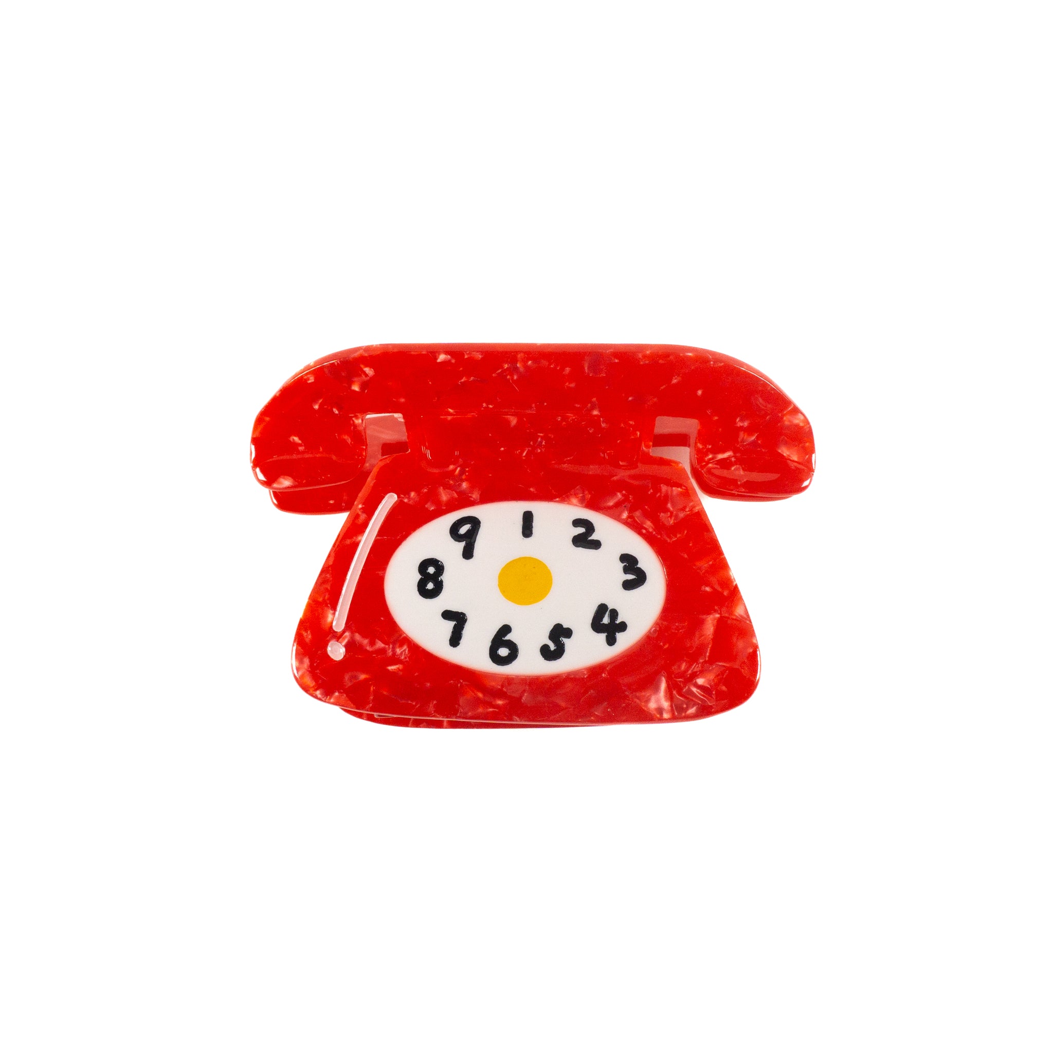 Hair Claw – Retro Red Phone