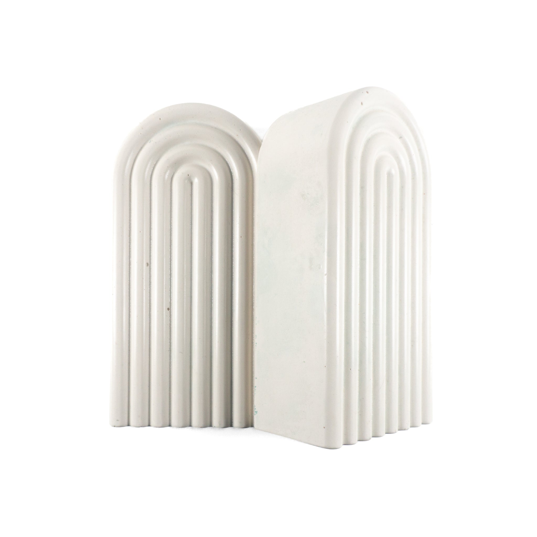 Cement Arch Bookends