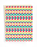 Rainbow Dot Blank Card
