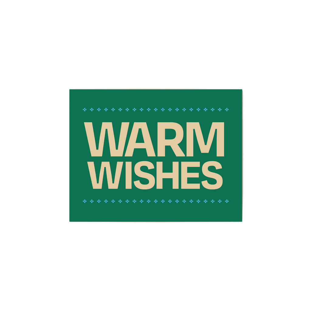 Warm wishes greeting card