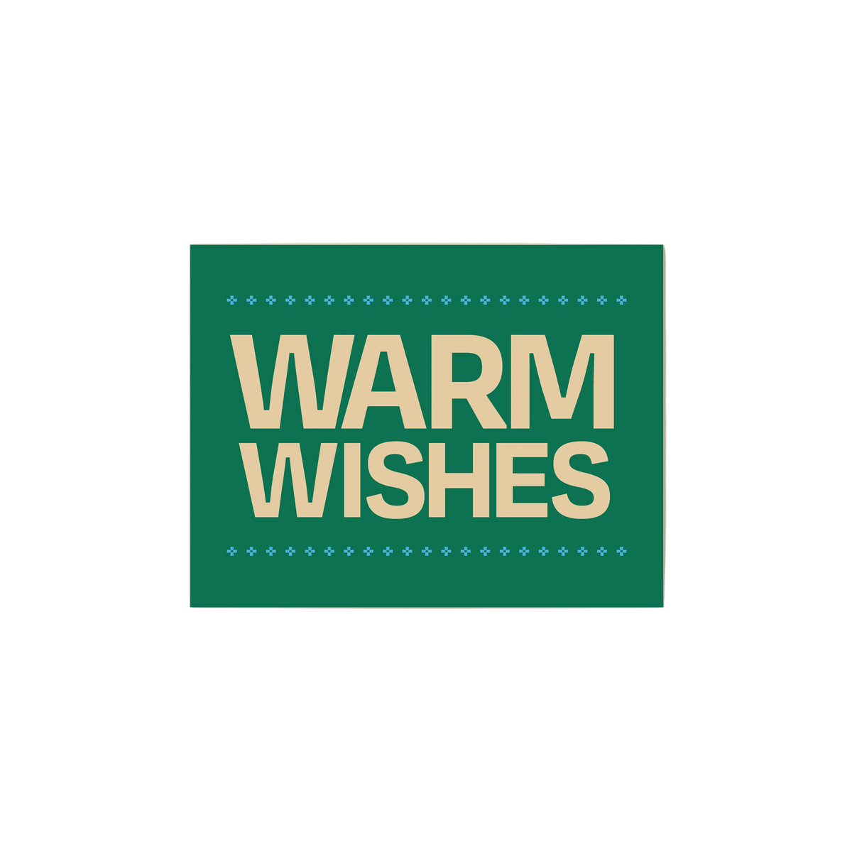Warm wishes greeting card