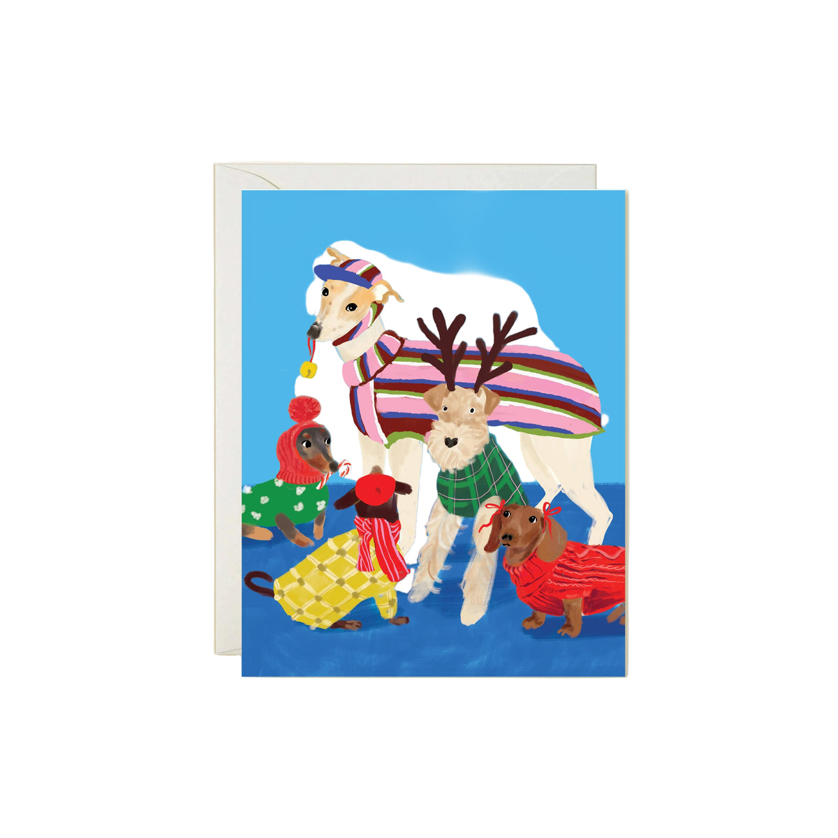 Winter Dogs Card