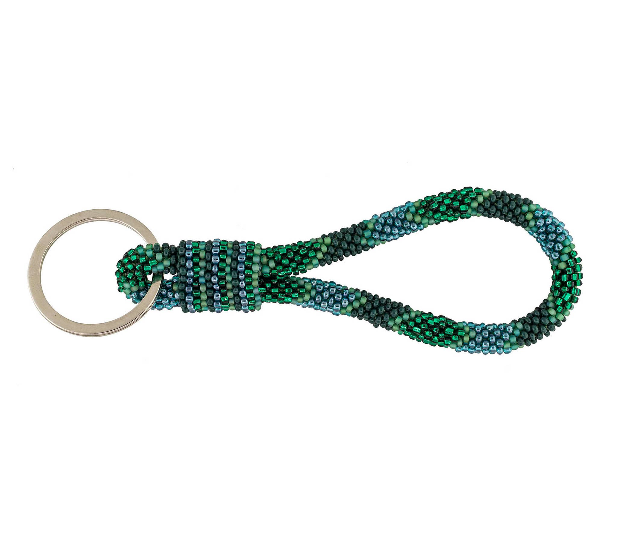 Aurora Beaded Keychain