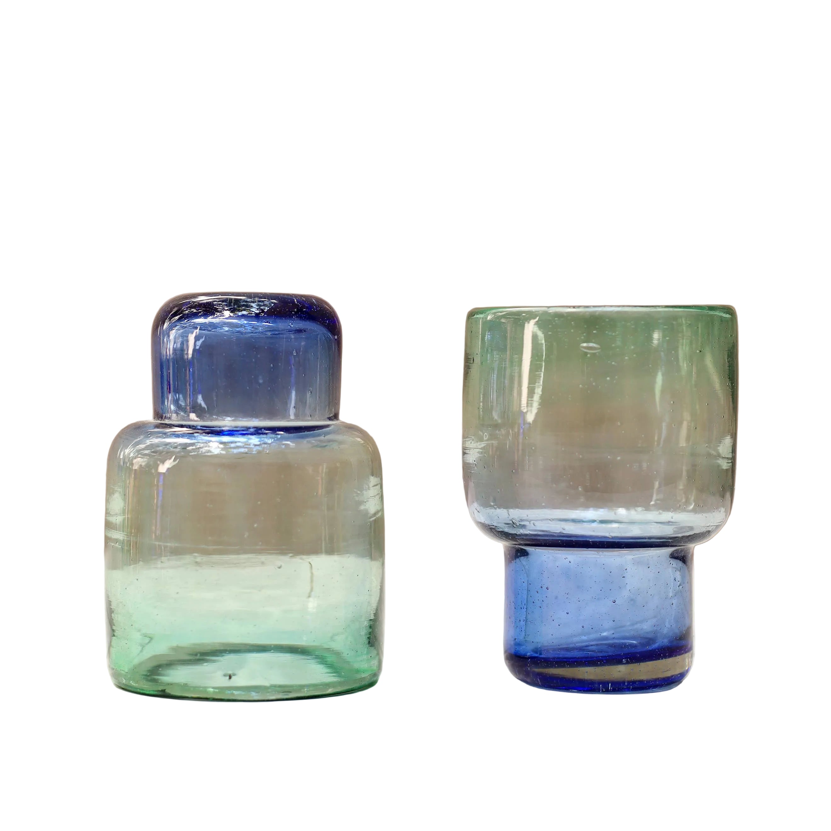 Stacking Glass Tumbler in Horizon