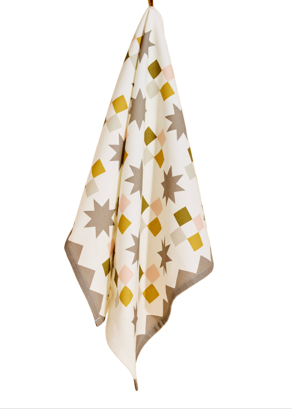 Quilt Block Cotton Tea Towel