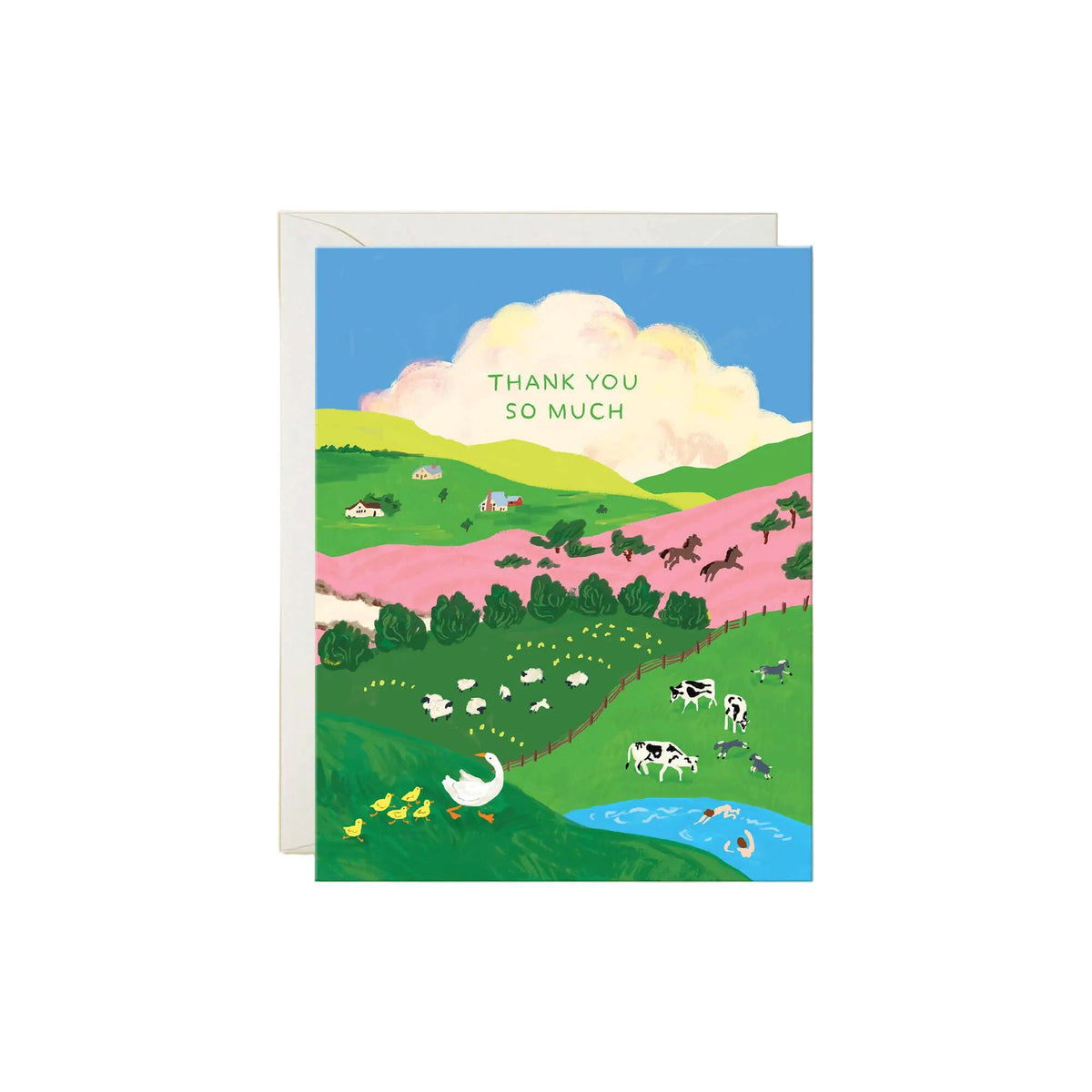 Farmland Thank You Card