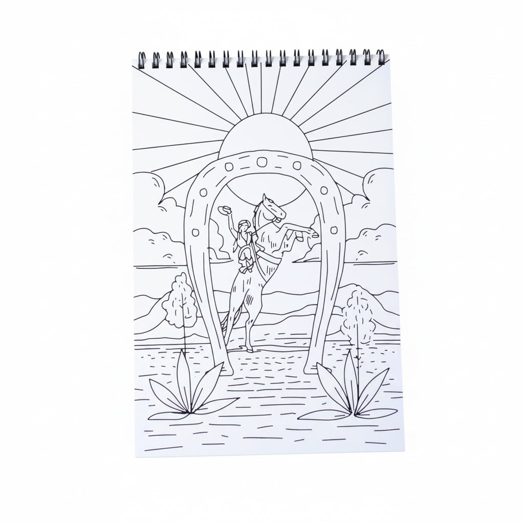Cosmic Cowgirl Coloring Book