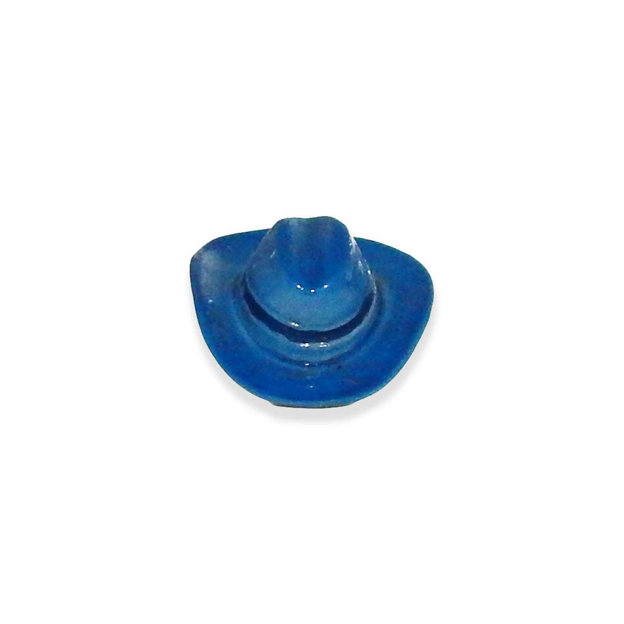 Blue and Black Vintage Cowboy Hat Pin