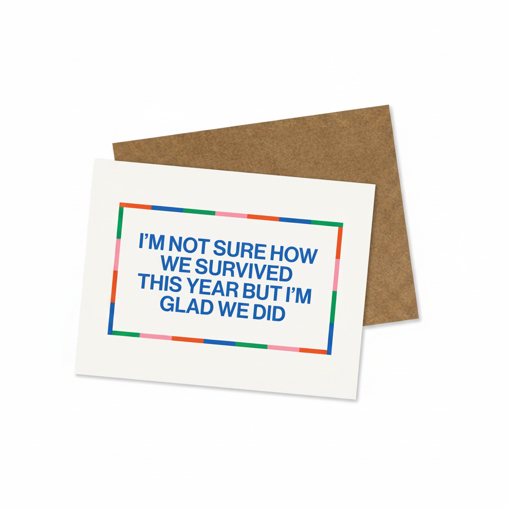 We survived the year Card