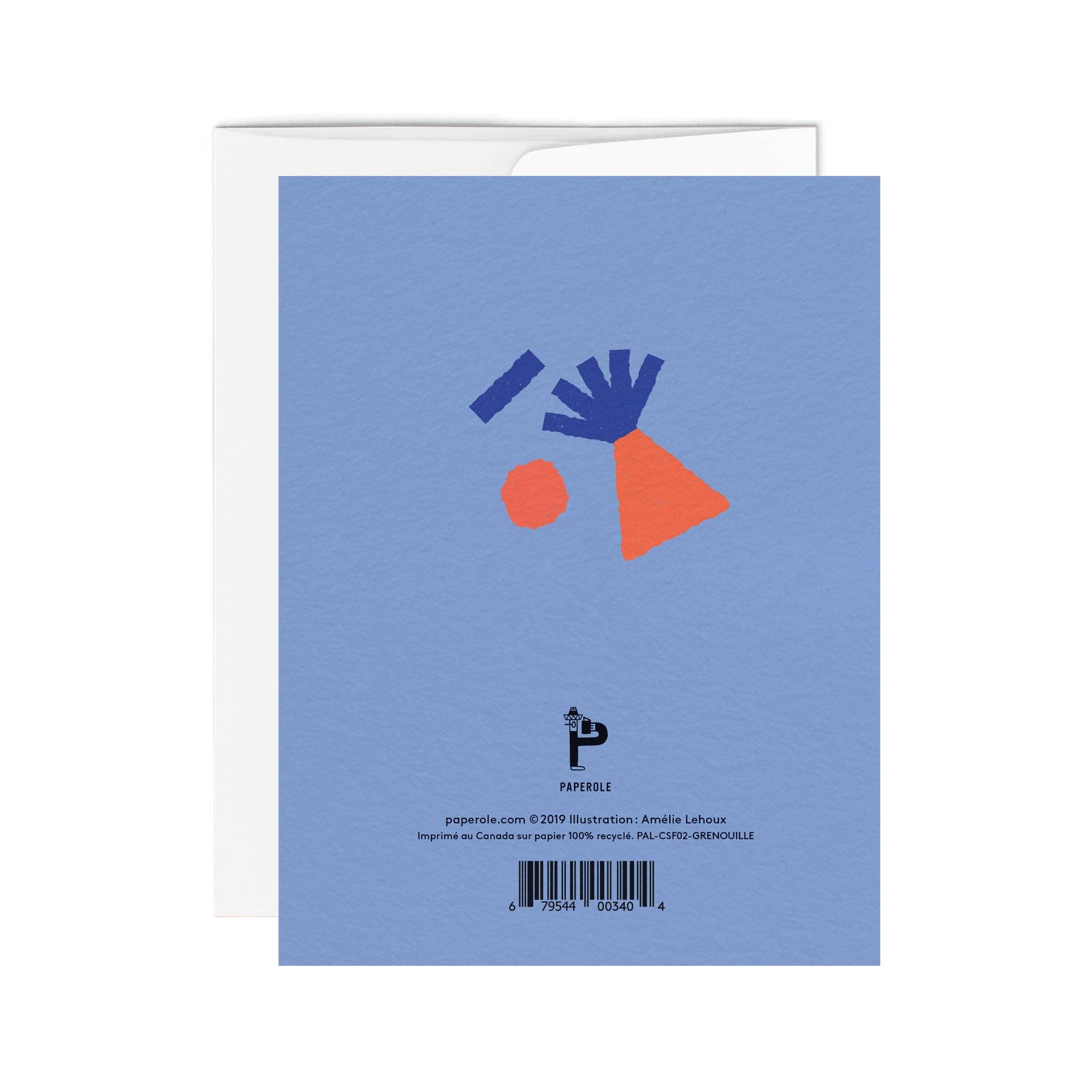 PARTY FROG  — Greeting Card