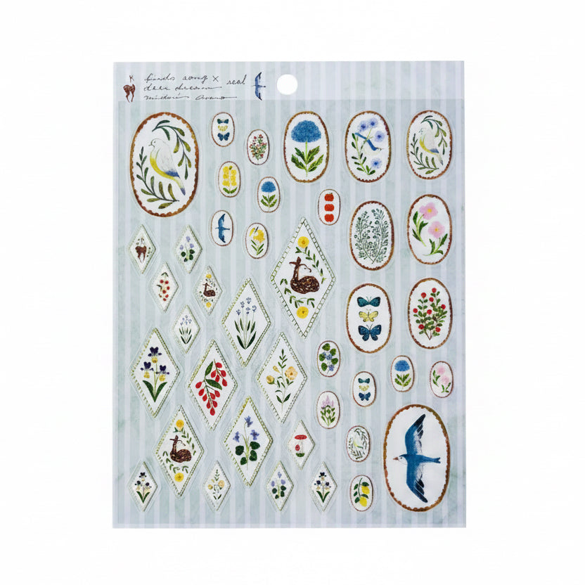 Bird Song sticker sheet