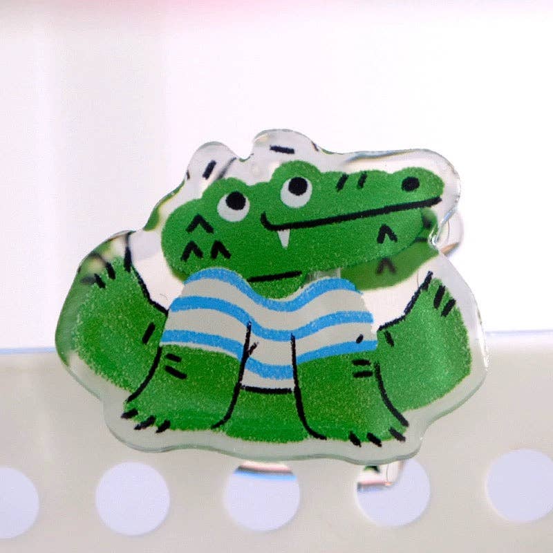 Crocodile Acrylic Clip