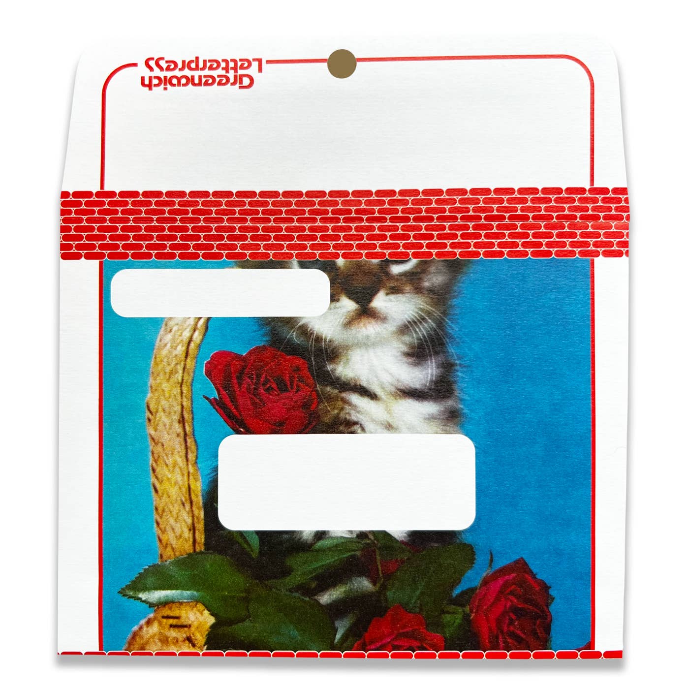 Red Trapper Keeper Inspired Envelope and Card