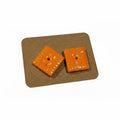Cheez-It Stud Earrings