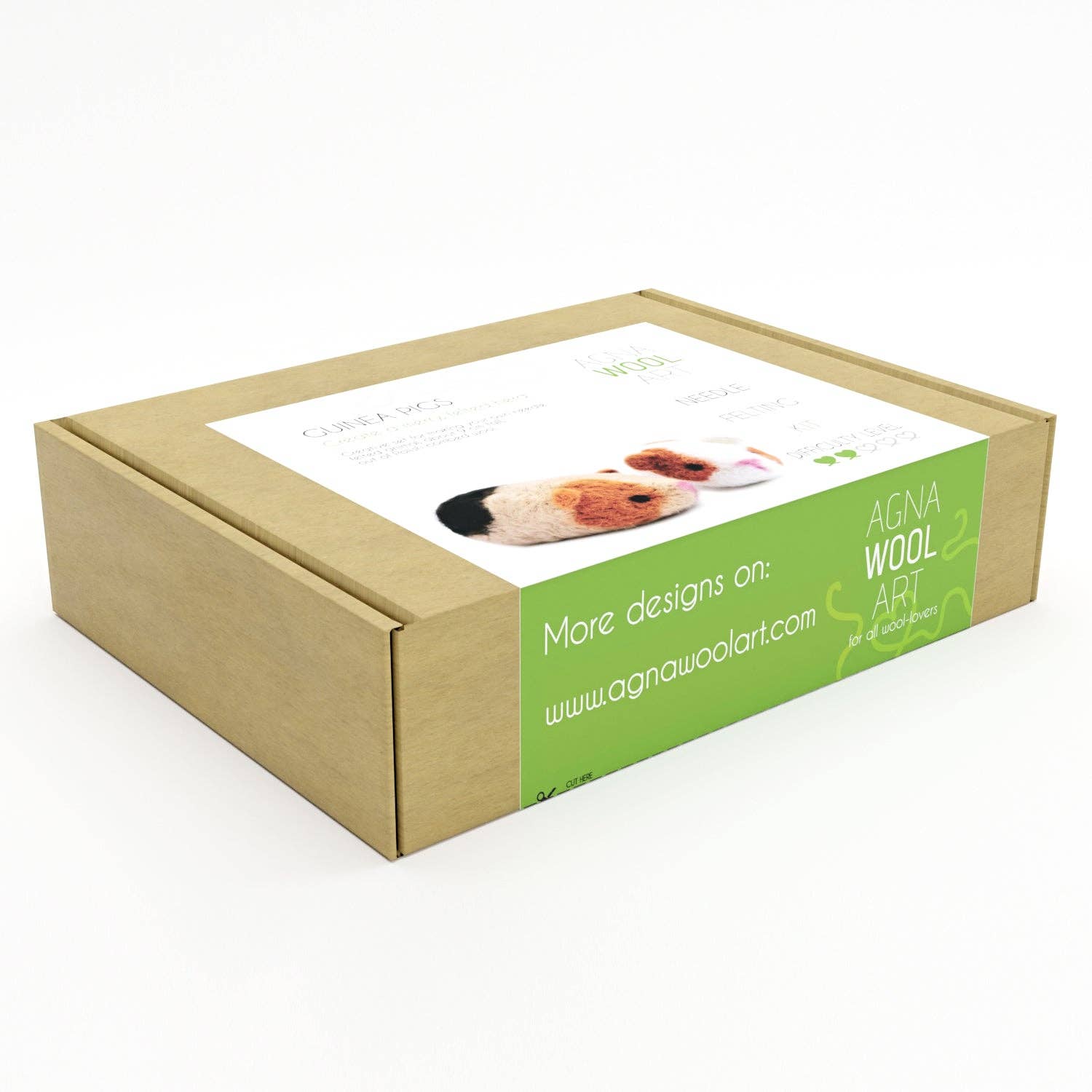 Guinea Pigs Needle Felting Kit