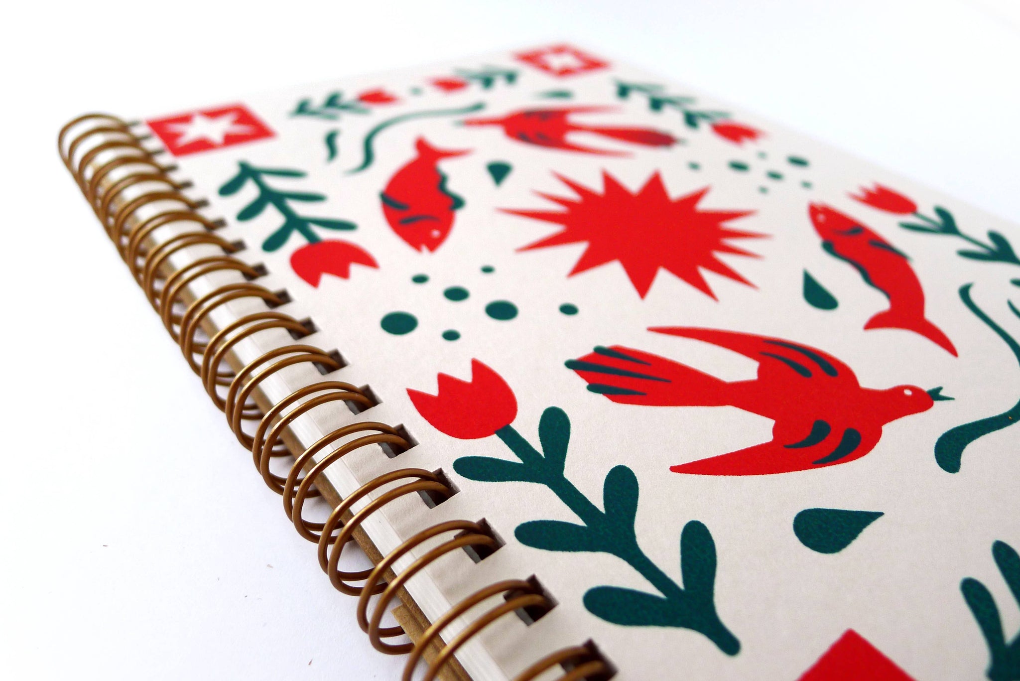 Middle Dune – Folk Flower Coil Notebook