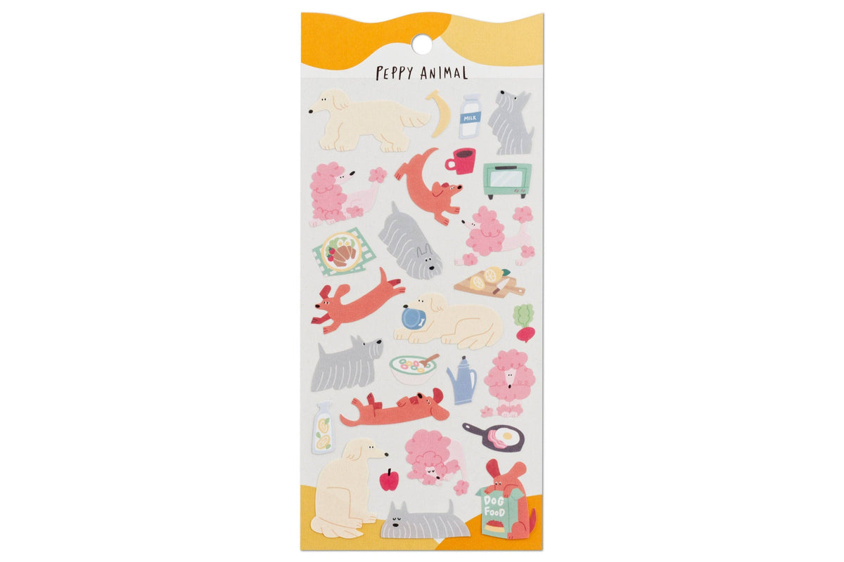 Peppy Animals Sticker Sheet — Dogs