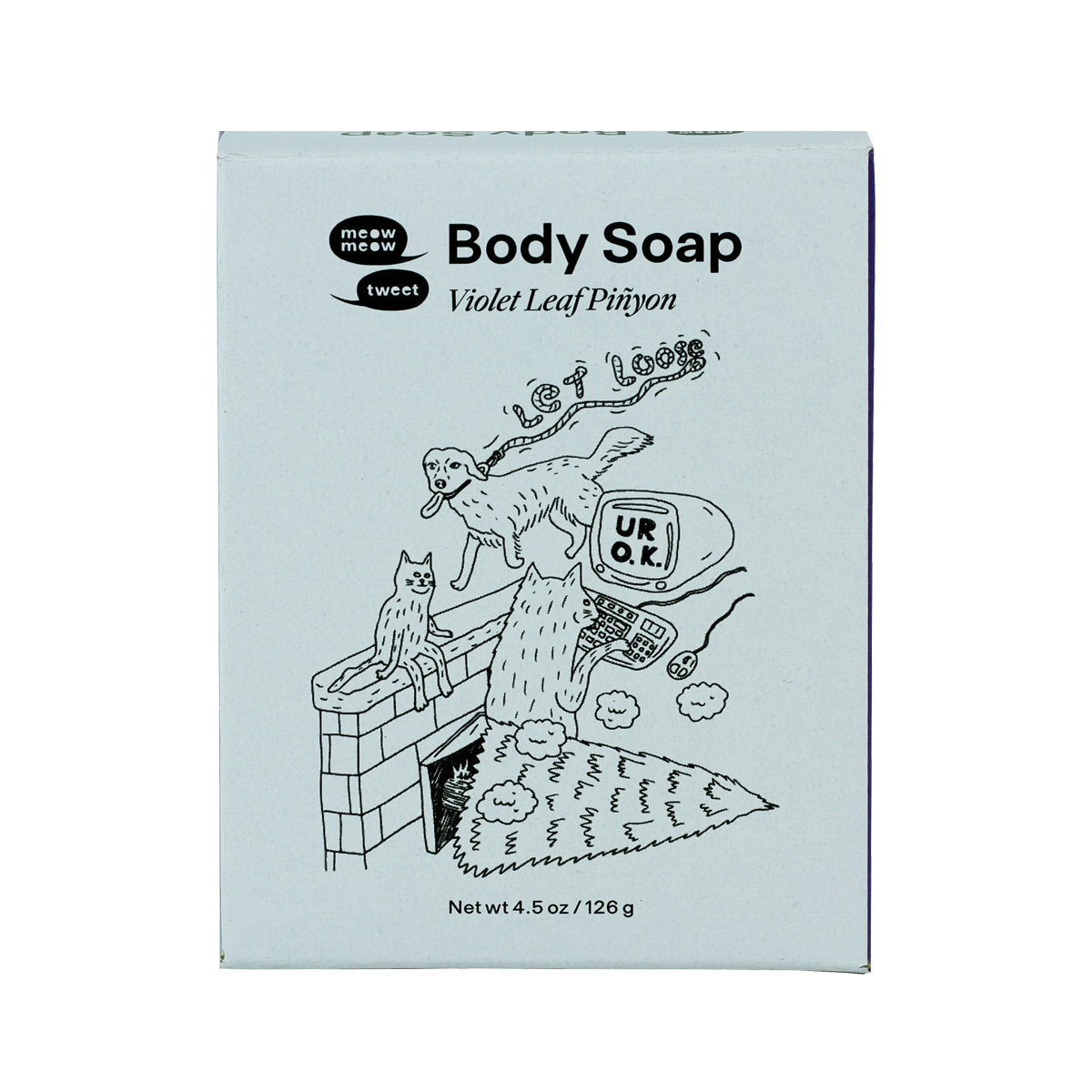 Violet Leaf Piñyon Body Soap