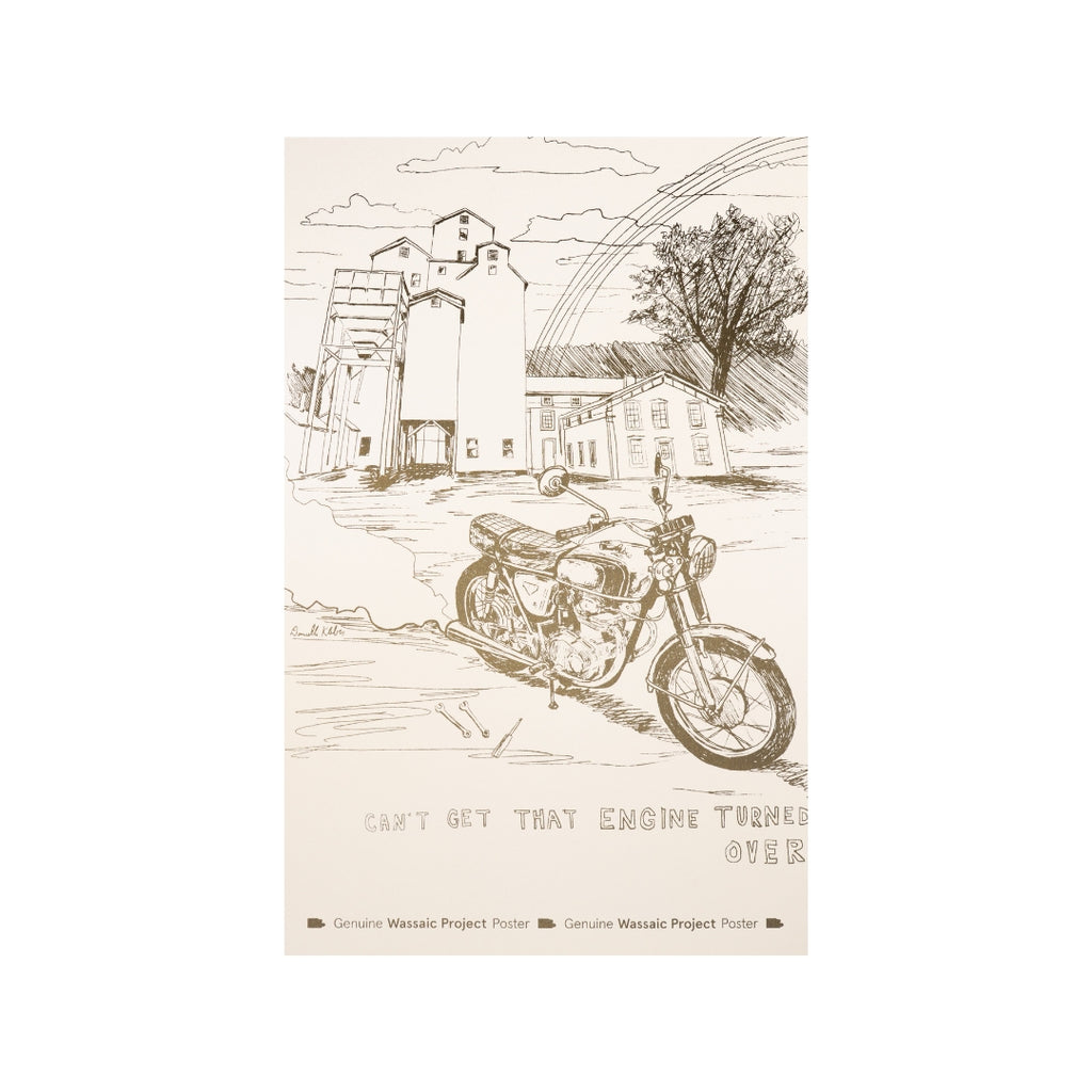 Danielle Klebes, Wassaic Motorcycle and Paint Club Poster (2026)