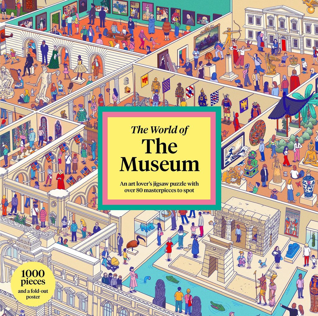 The World of the Museum: An art lover’s 1000-piece jigsaw puzzle with over 80 masterpieces to spot