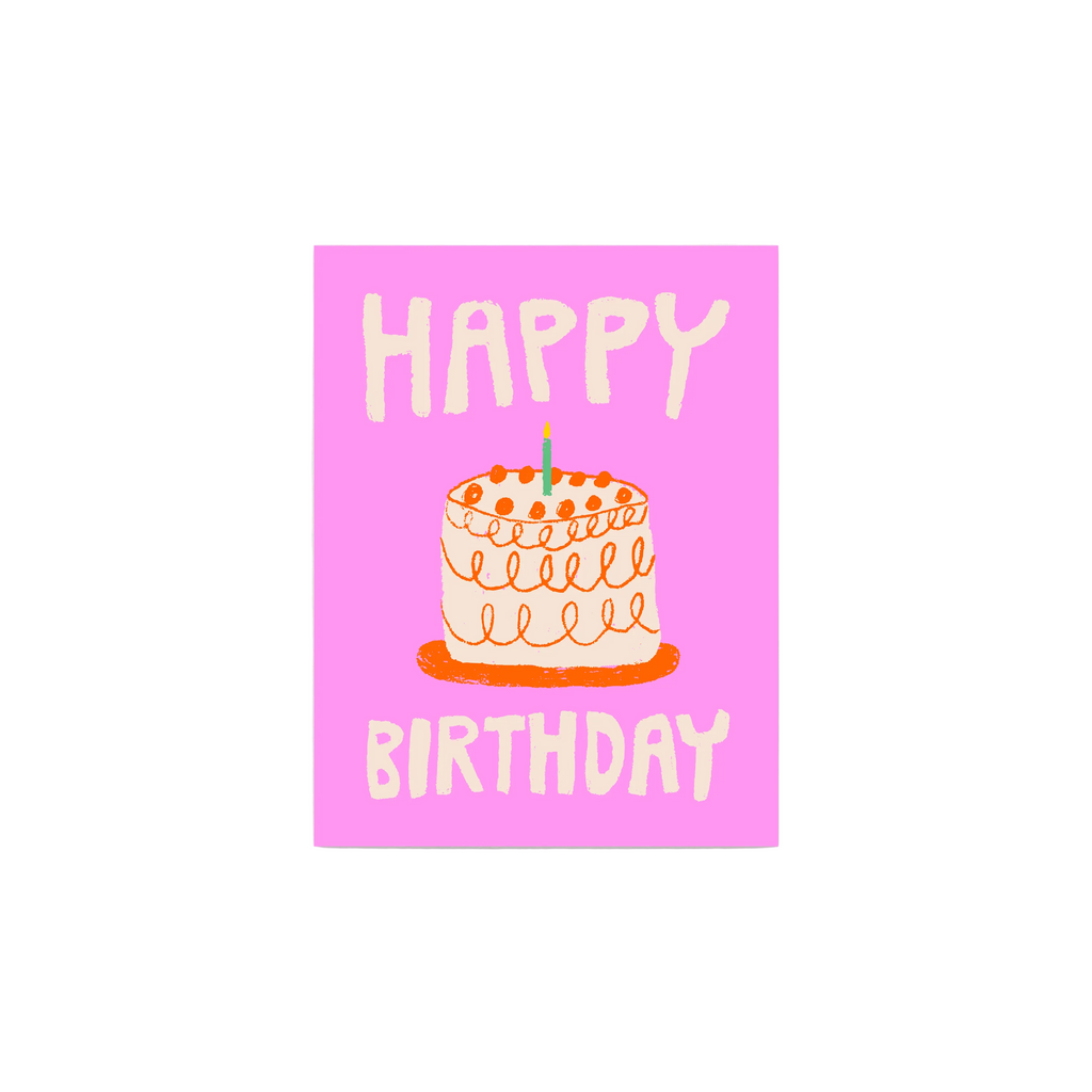 Happy birthday greeting card