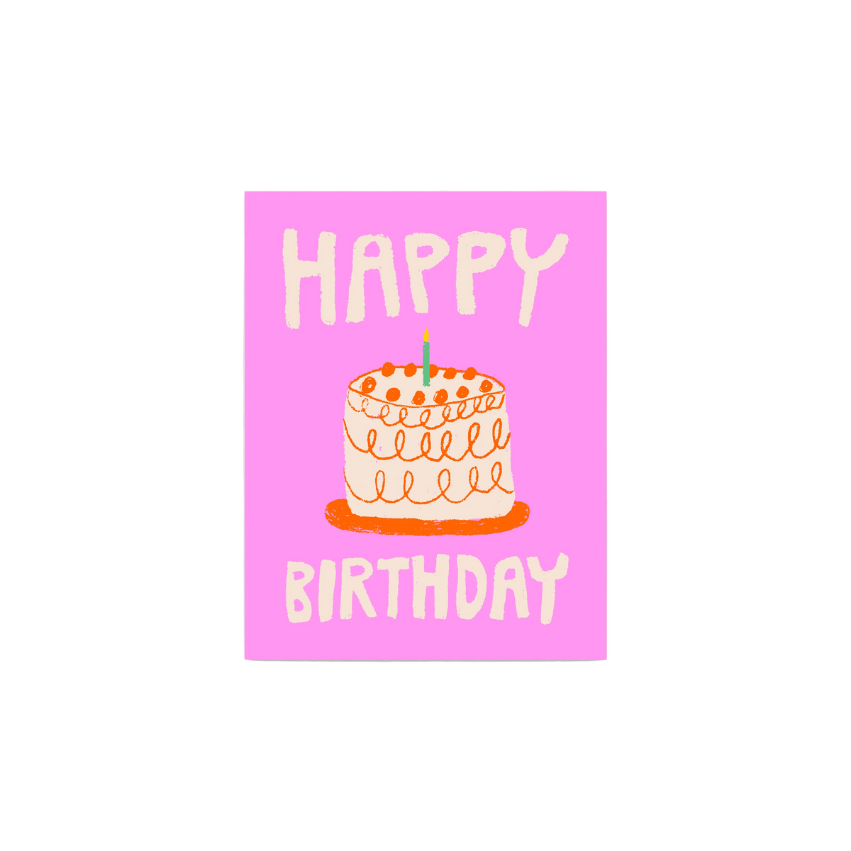 Happy birthday greeting card