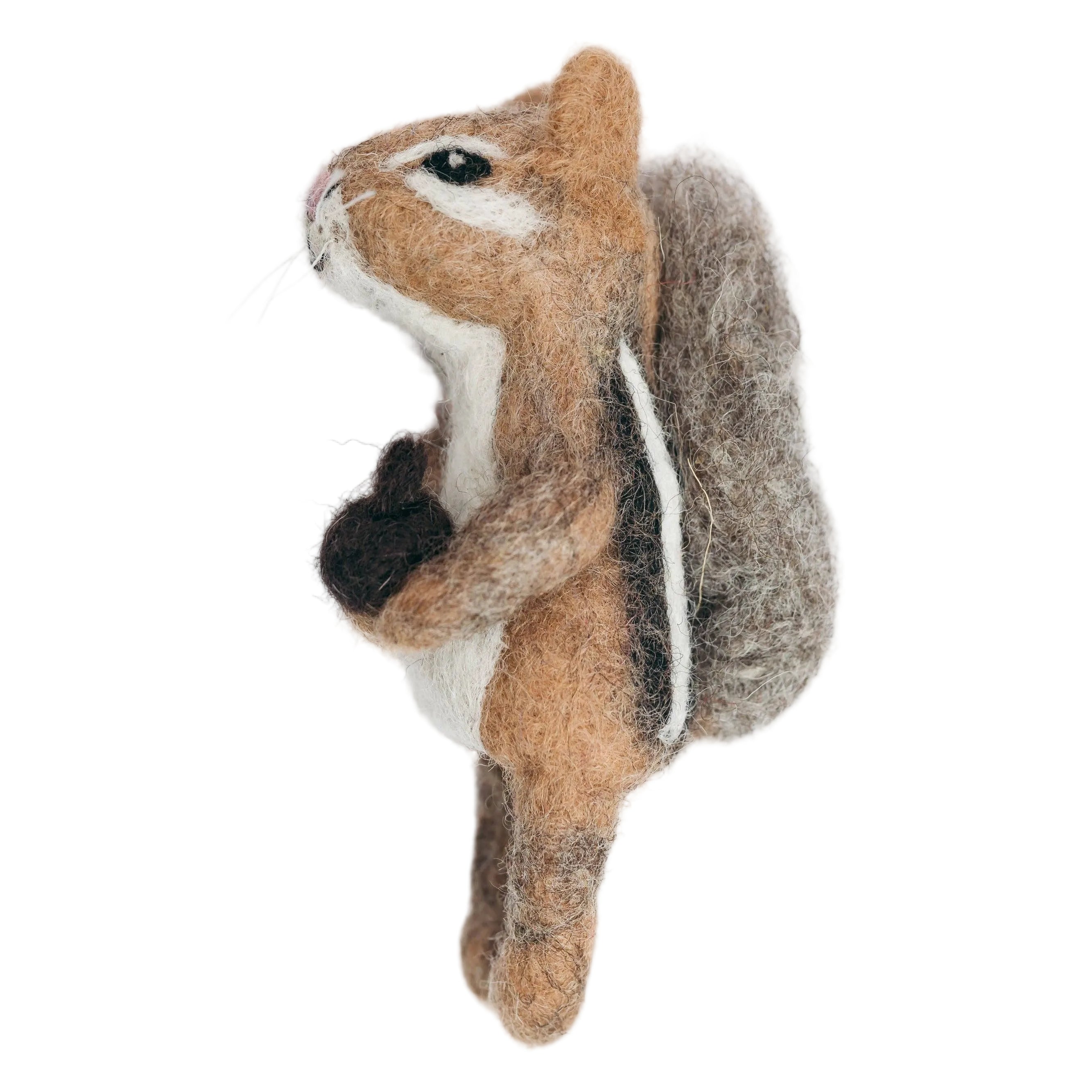 Felted Chipmunk Finger Puppet