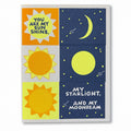 Sunshine, Starlight, Moonbeam Card