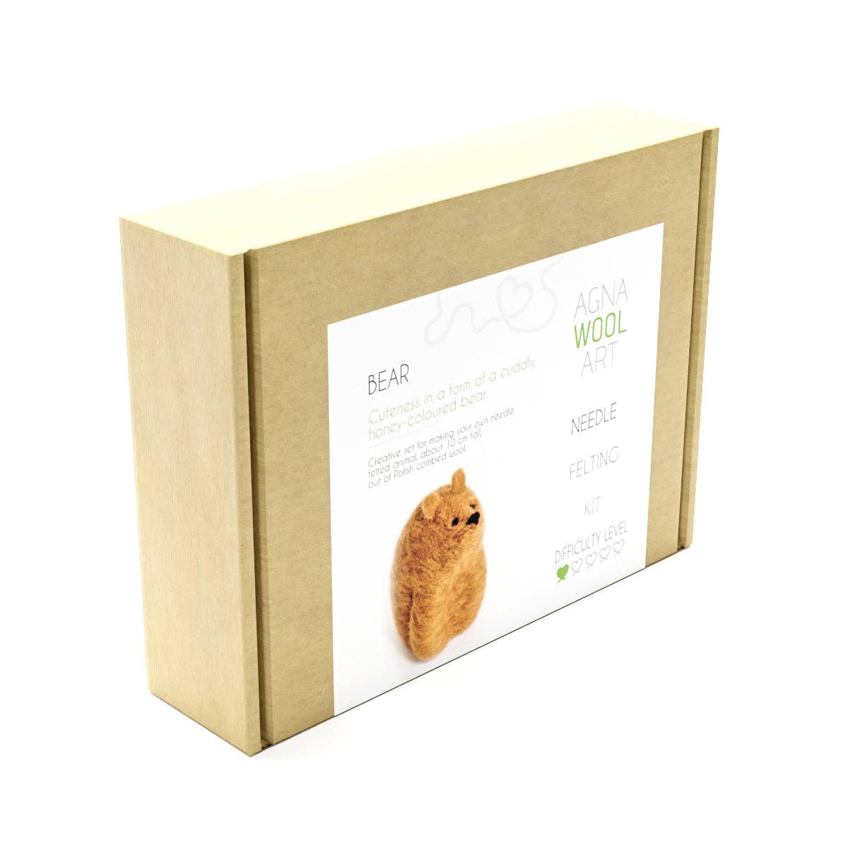 Bear Needle Felting Kit