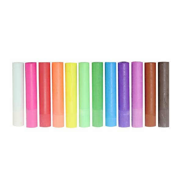 Colorful Art Chalk 12 pcs