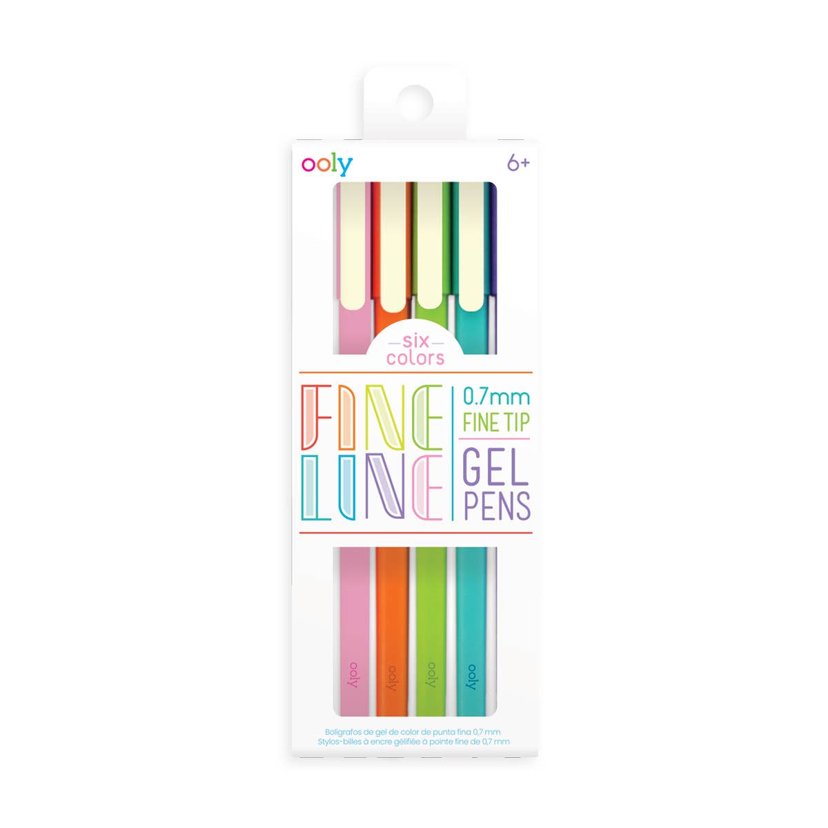 Fine Lines Gel pens - Set of 6