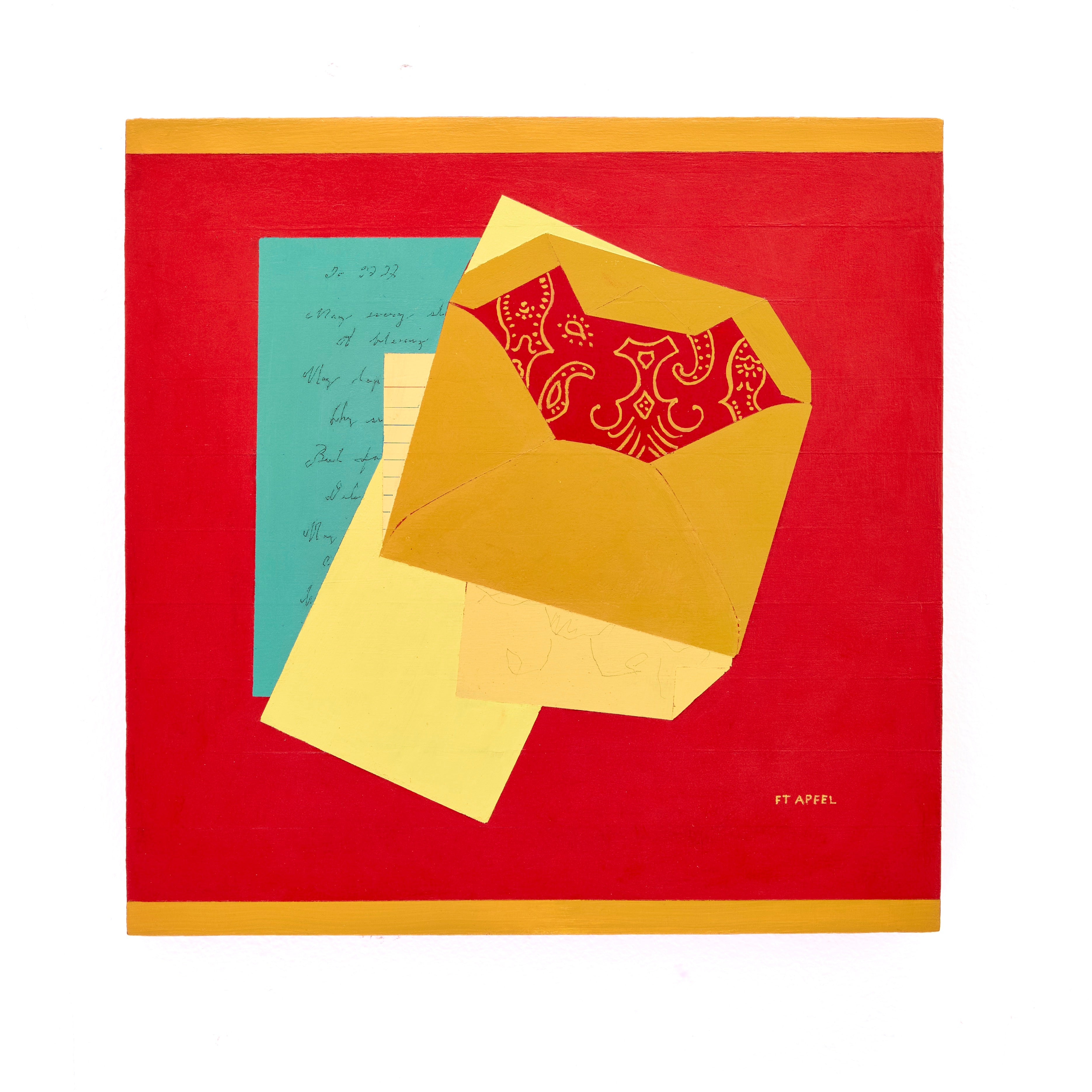 Fern Apfel, Red and Gold (2024)
