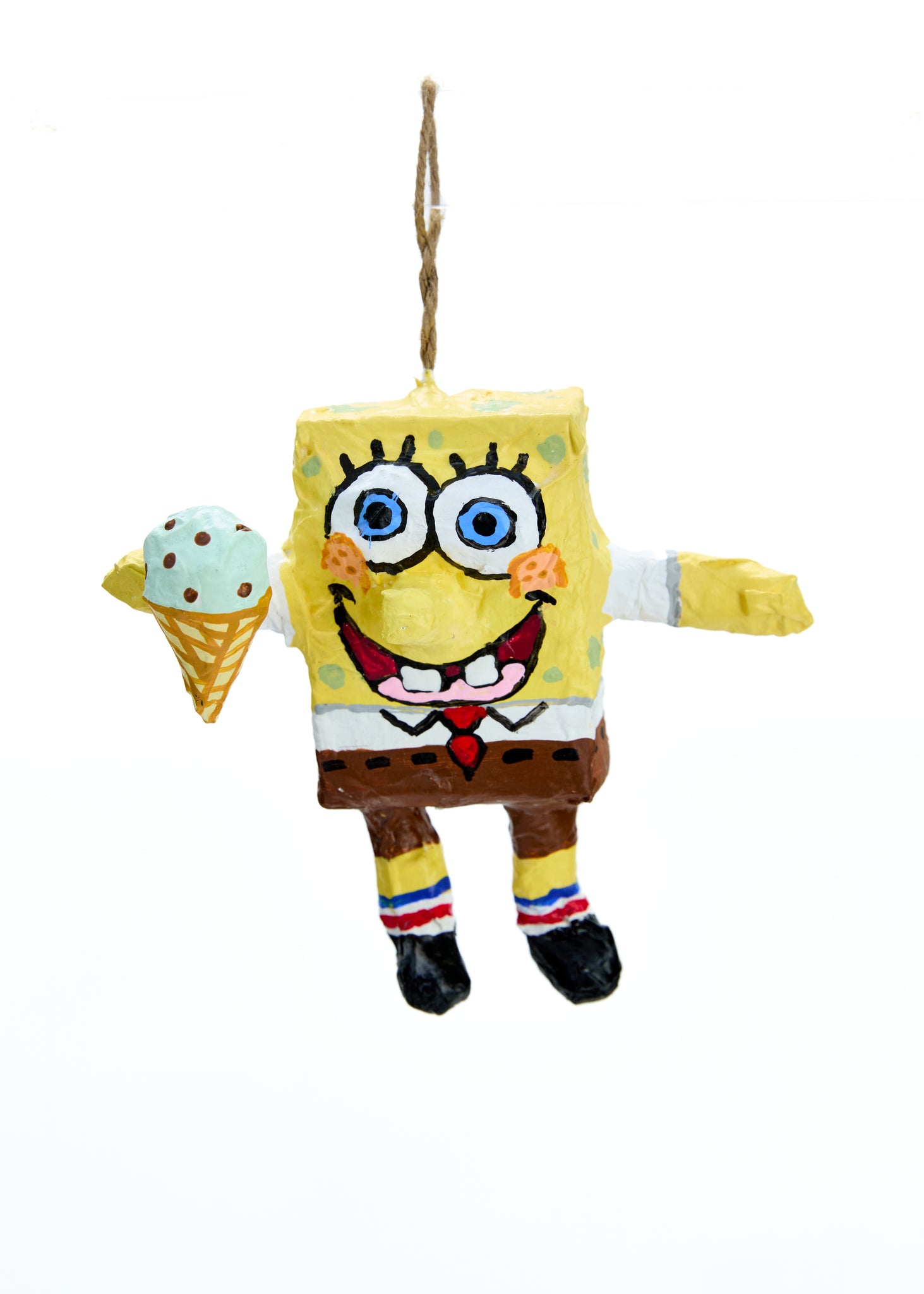 Sponge Bob Paper Mache Ornament