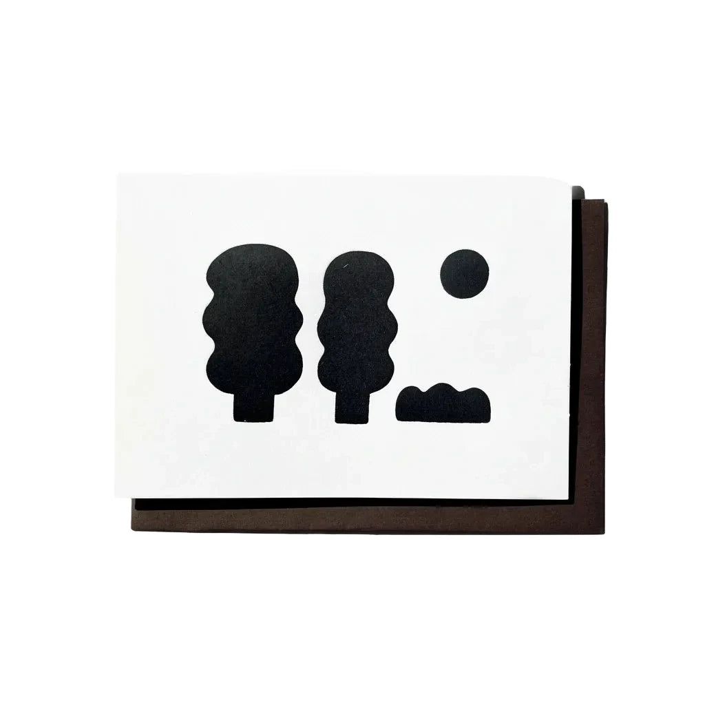 Forest Letterpress Greeting Card