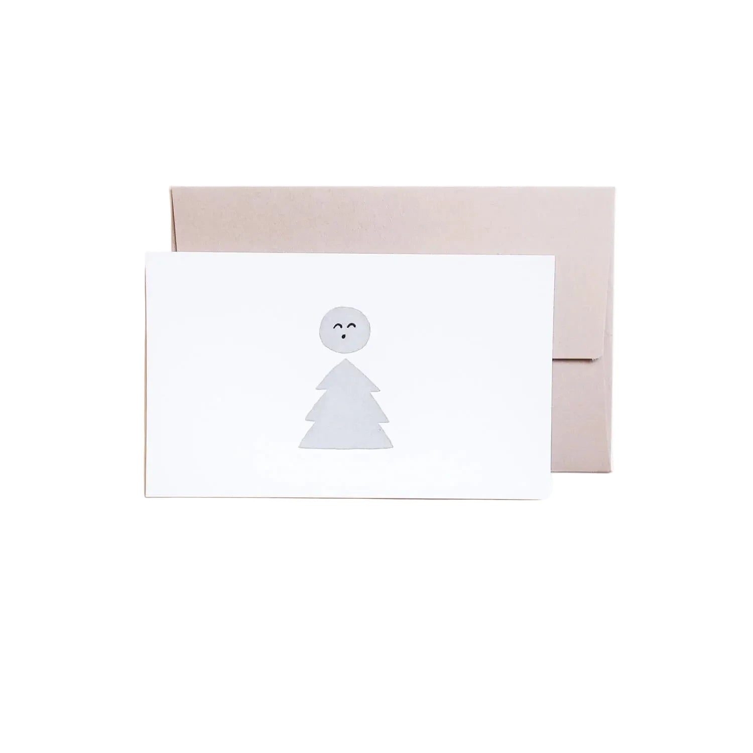 Tiny Letterpress Tree Card