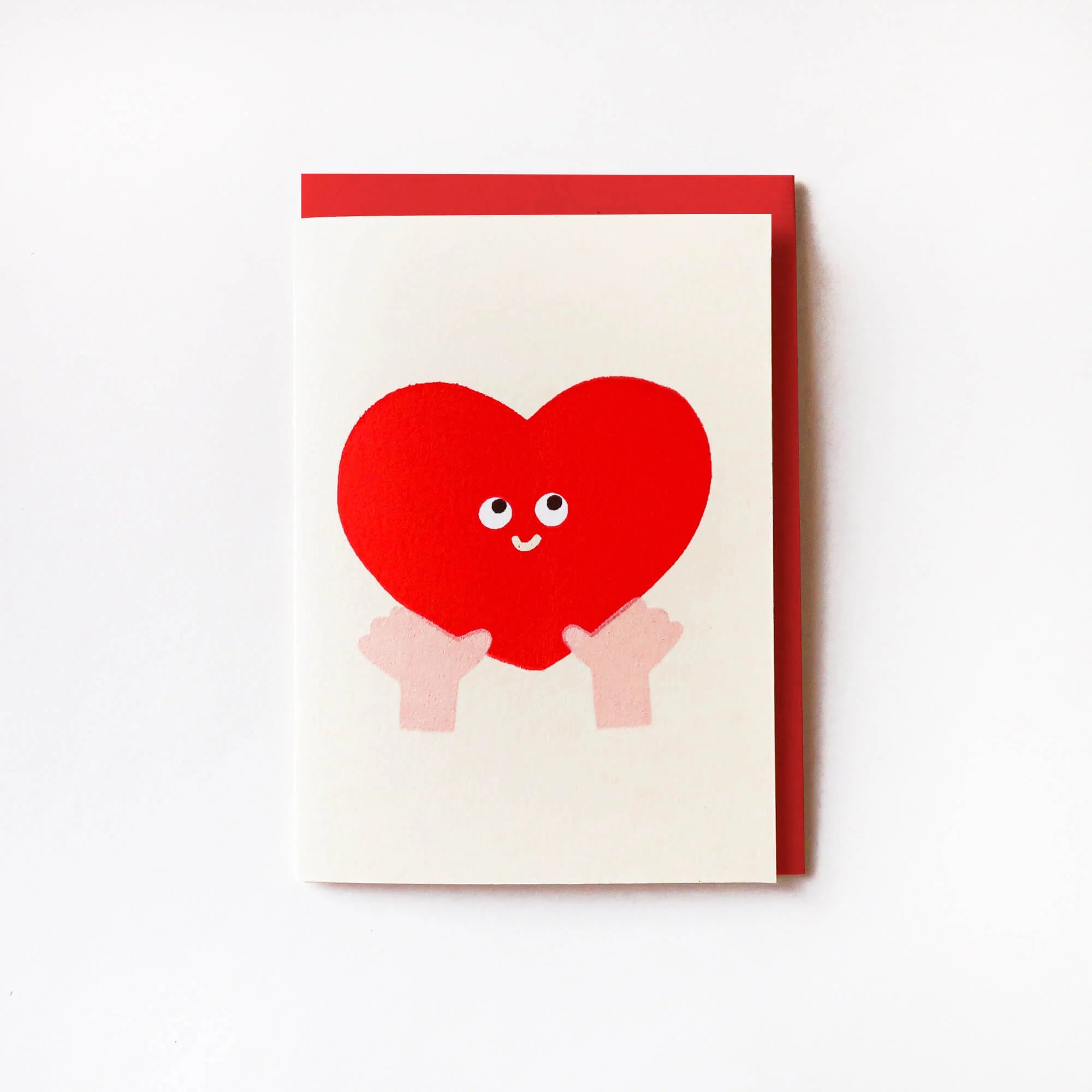 Smiling Heart Greeting Card