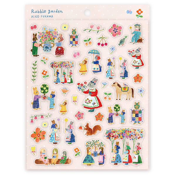 Rabbit Garden Sticker Sheet